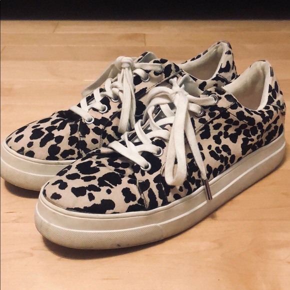 topshop leopard print trainers